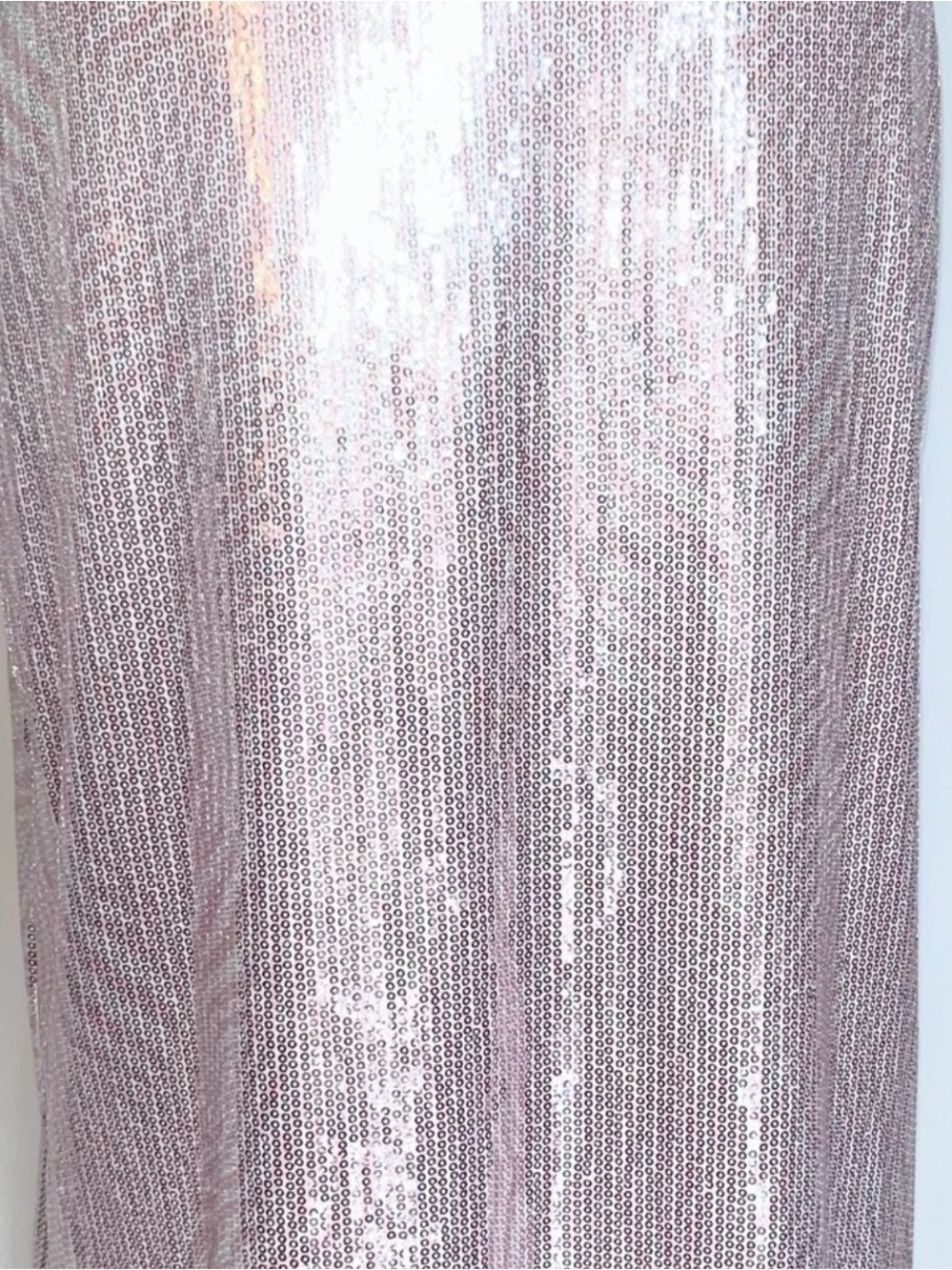 Michael Kors Elegant Pale Pink Zebra Print Sequin Midi Pencil Skirt Size M - Picture 3 of 5